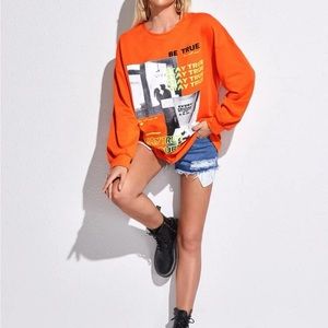 Oversized sweatshirt